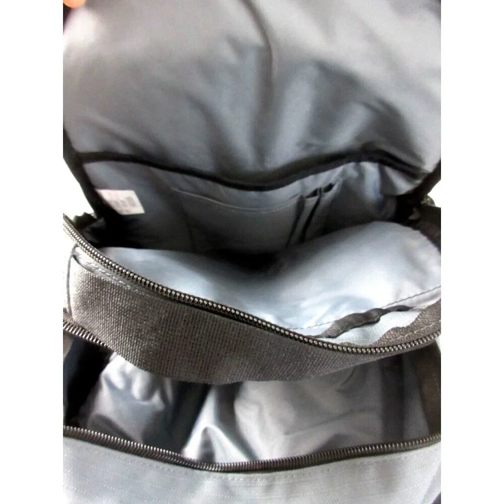 Nike Brasilia Unisex Training Backpack Travel Bag Flint Grey Black White NWT